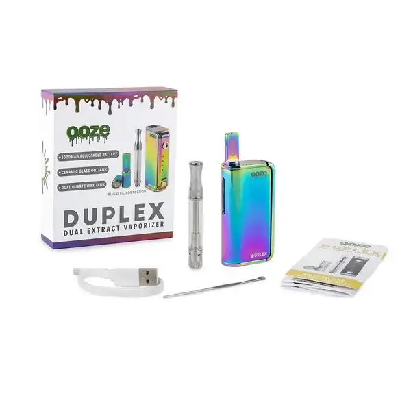 Ooze Duplex Dual Extract Vaporizer Available at ELMWood Smoke Shop on Elmwood Ave, Buffalo, NY.